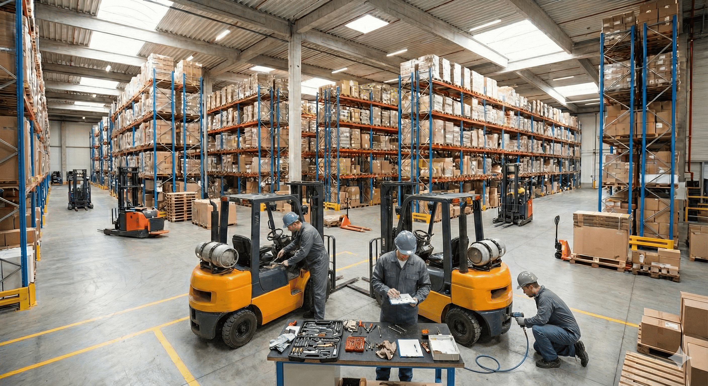 Equipe e Estrutura AJF Empilhadeiras